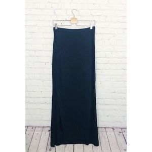 *Micheal Micheal Kors Navy Blue Long Skirt Size S